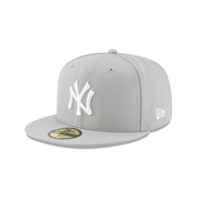 New York Yankees Gorra | New Era MLB Basic 59fifty Fitted Cap Mexico - Grises